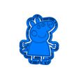 model.png Peppa pig  (10)   CUTTER AND STAMP, COOKIE CUTTER, FORM STAMP, COOKIE CUTTER, FORM