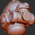 Wolf3.png Warhammer 40k Space Marine Helmet Custom Wolf Design