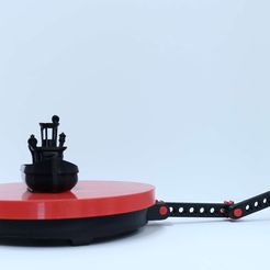 _copie-0_IMG_4994.jpg Free STL file Motorized turntable - Plateau tournant motorisé・3D printer model to download