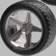 5.png PACK OF 05 20'' WHEELS AND 6 TIRES FOR SCALE AUTOS AND DIORAMAS!