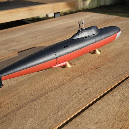 🇷🇺 Alfa Class Submarine for RC 1:60 scale (project 705 Lira)・ STL File ...