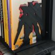 SerreLivresPhoto03.jpg Manga Book Clamp: Gantz, Gundam, Kaiju No 8, Trigun for 20mm shelf