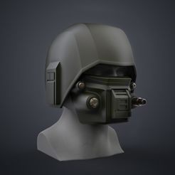 HK-87_Helmet.19_3.jpg 3D file HK-87 Droid Helmet - Star Wars・3D print design to download