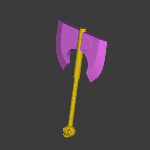 Space King Psycho Warrior AXE 1:1 - 3D model önizlemesi