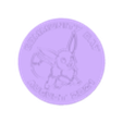 Front.stl Pokemon Go Community Day #43 coin - Eevee