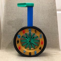 image078.jpg STL file Unicycle Clock・Model to download and 3D print