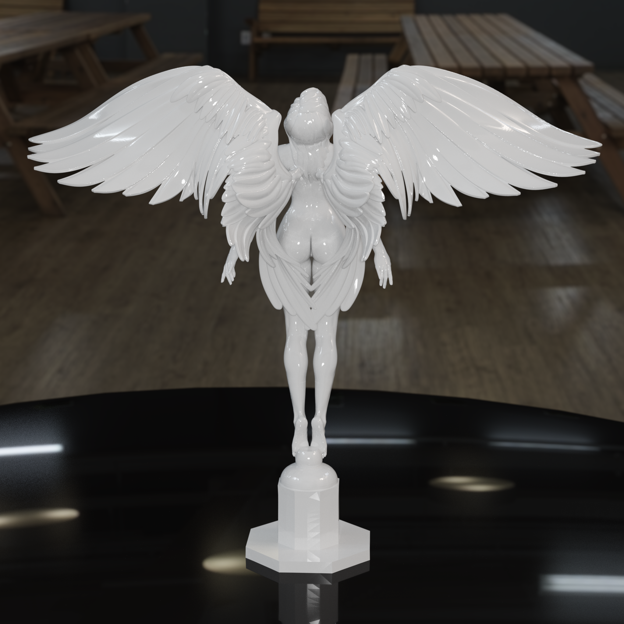 Female-Angel-Winged-Nude-Sculpture_3.png STL file Female Angel Winged Nude Sculpture・3D printable model to download, x9s