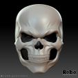 GHOST-RIDER-HELMET-01.jpg Ghost Rider - Scorpion - Skeletor - Skull Helmet and mask - Fan made - STL model 3D print digital file