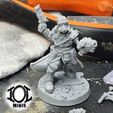 Printed-example01_2.jpg 3D file The Bounty Hunter - Modular Post Apocalyptic Miniature・3D print design to download