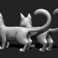 15.jpeg Gato dos desenhos animados para impressão 3D Modelo de impressão 3D