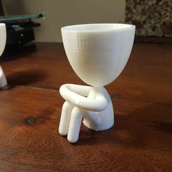 maceta sent mano arriba.jpg STL file Robert plant・3D printer design to download