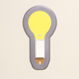 Multi-Color Light Bulb Switch Cover 3D Printing Cults 3D printer file STL.png Multi-Color Light Bulb Switch Cover