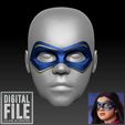 MS.-MARVEL-KAMALA-KHAN-MASK-2022-00.jpg Ms. Marvel - Kamala Khan Mask - Fan Made - STL 3D Model