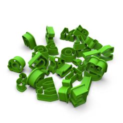 vykrajovatka_abeceda_typ1.jpg Fichier STL Emporte-pièces alphabet・Design imprimable en 3D à télécharger