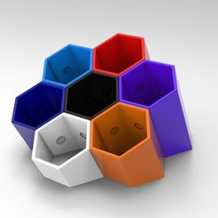 honeycomb_-1.jpg STL-Datei Wabenförmige Aufbewahrungsbox kostenlos・3D-Druckvorlage zum Herunterladen