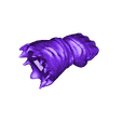 Left_hand.stl STL file Majin vegeta dragon ball z - 3d print model・3D printer design to download