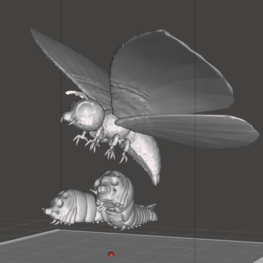 ⭐ Mothra 1992・ STL File for 3D printing・Cults