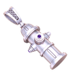 render-4.png Ruby Fire Hydrant Pendant – 3D Printable Jewelry Model