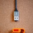 USB-A-alone-ortho.jpg USB A, Cable holder, cable clip, cable management, storage