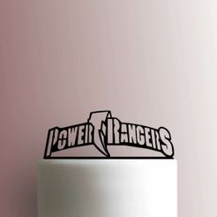 JB_Power-Rangers-Logo-225-243-Cake-Topper.jpg Archivo STL TOPPER POWER RANGERS・Objeto para impresora 3D para descargar