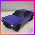 LOW_POLY_MUSCLE_CAR_FOTO_FINALE.jpg MUSCLE CAR STYLE TOY CAR