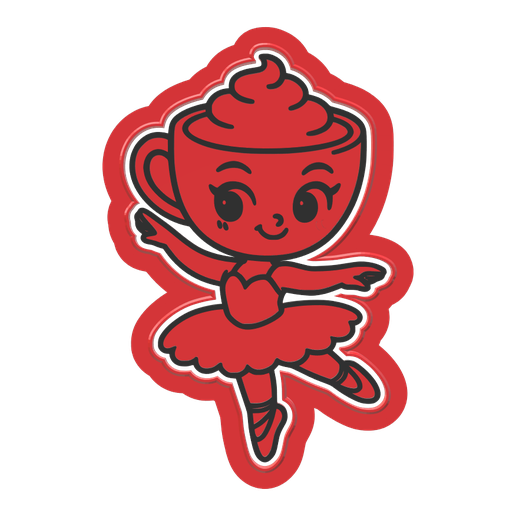 balerina-capuchina.png Brainrot Viral cutters x10 / cake cutter