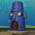 lulaMolusco-Home-UPGRADE2.png Squidward's house was really beautiful - 3D Printing .stl File!
