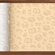 02.jpg Bookish Reading Nook Textured Roller