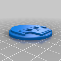 Skull_Military_Token.png Free STL file Skull Military Token・3D printer model to download, EndDaysEngine