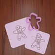 Dibujo022-Stencil-Cutter.jpg Christmas Stencil #22 "Gingerbread Man".