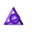 tétraèdre et sphère.stl Tetrahedron and captive sphere