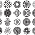 2020-04-14-10.png Vectors Laser Cutting - 160 Fretwork Mandalas