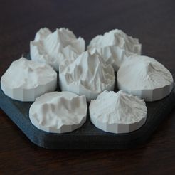 DSC_0883.JPG STL file The Seven Summits (Mt. Everest, Mt. Aconcagua, Mt. Denali, Mt. Kilimanjaro, Mt. Elbrus, Vinson Massif, Puncak Jaya)・3D printable model to download