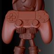6.jpg STL file SOPORTE JOYSTICK MOVIL AMY ROSE SONIC DR ROBOTNIK SHADOW TAIL KNUCKLE・3D printing design to download