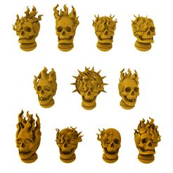 11-flaming-heads.jpg Flaming Skulls