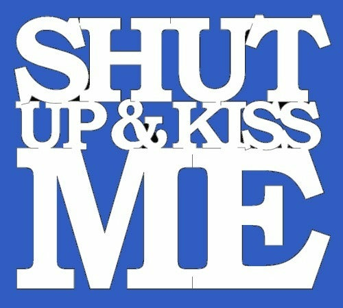 Kiss Me Plaque - 3D model önizlemesi