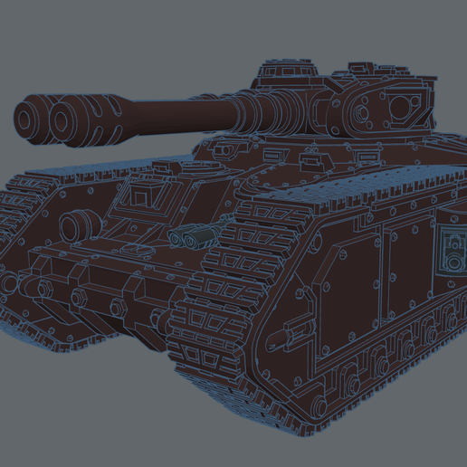 Macharius tank 40k 3D model