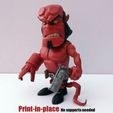 A01.jpg Mini Hellboy Animated Style PRINT IN PLACE