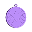 MarvelKeychainHydra.stl Shield and Hydra Logo Keychain