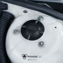 Print3dCel| @print3dcell STL-Datei BMW e46 Strebenturm Staubschutzhaube E30 E36 E39 E46 Z3 E60 E64 E90・Vorlage für 3D-Druck zum herunterladen