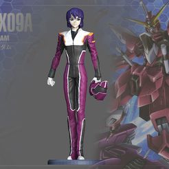 a1.jpg ASURAN ZARA 3D PRINT GUNDAM SEED DESTINY ANIME ANIMATION CHARACTER