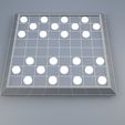 12.jpg Checkers Board Game 3D Print Model
