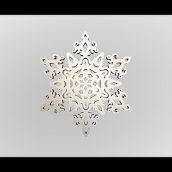 IMG_9351.png STL file Snowflake・3D printing design to download, MeshModel3D