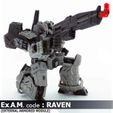 8.jpg Armored Core Last Raven Mecha  3DPrint Articulated Action Figure