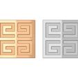 Onlay-relif-Givenchy-logo-01.jpg Square greek key onlay relief logo tile 3D print model