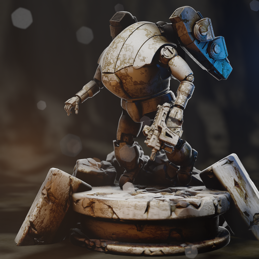 🤖 Hecate mainline battlemech/hardsuit・ 3D File for ・Cults