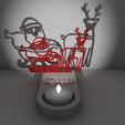 r1.jpg Christmas tealight holder - Santa's sleight