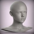 1.2.jpg 21 boy teenager child MALE HEAD SCULPT 01 3D MODEL