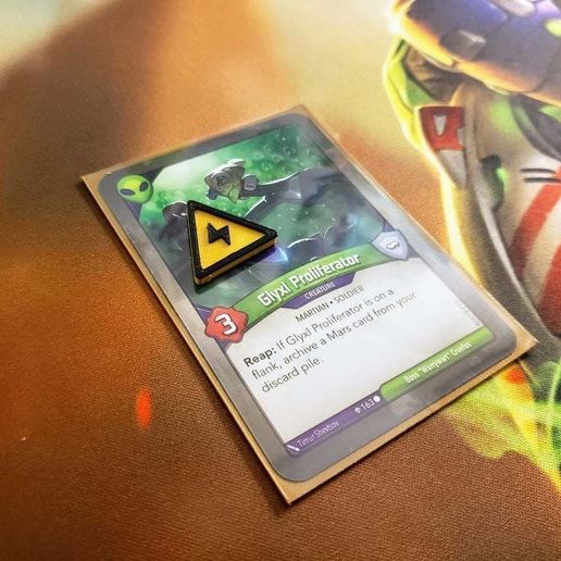 Keyforge Stun Token - 3D model önizlemesi