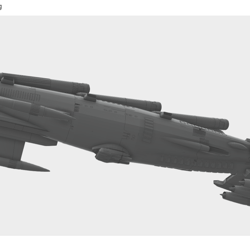 9.png Nave de misiles de alta velocidad de la Armada Espacial Rusa Archivo 3D STL